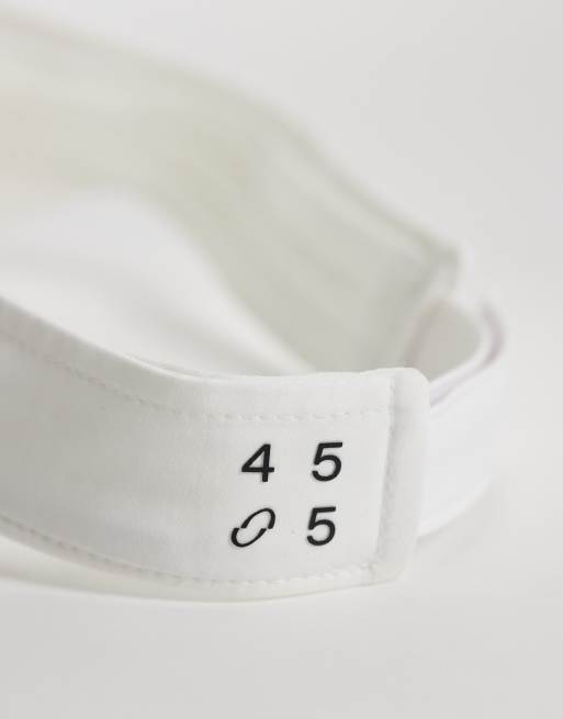 4505 tennis visor with adjustable back in white, 3 of 3