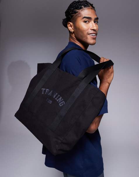 4505 Training Club canvas gym tote bag in black - view 1