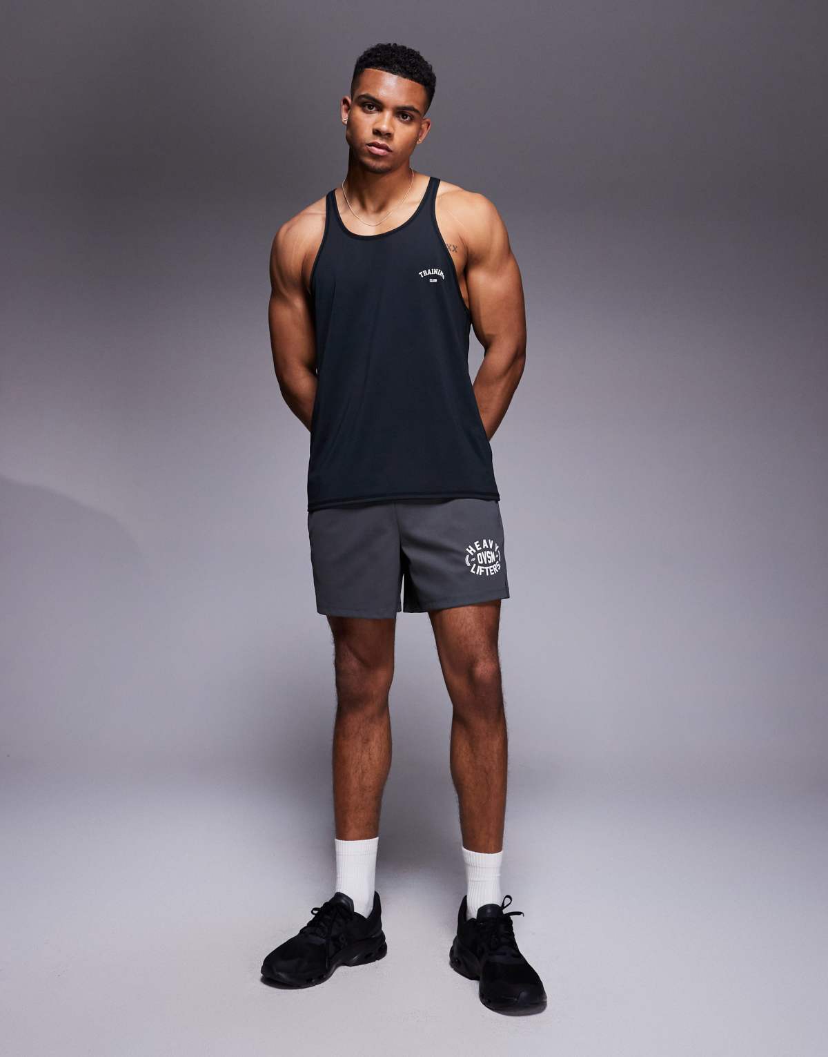 4505 Training Club mesh stringer vest in black