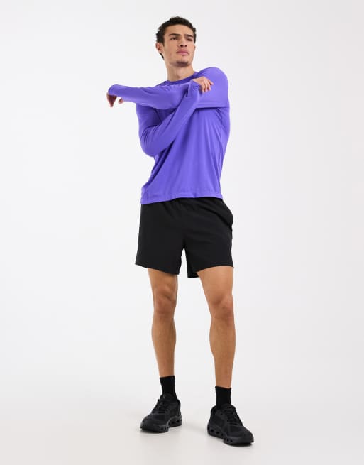 4505 - Trainingsshort van 13cm met handdoeklus en ritszakken in zwart, 2 van 5