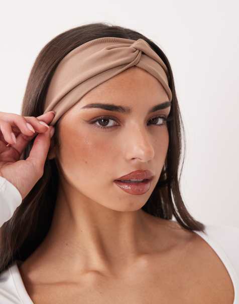 4505 twist front plush studio headband in fawn - view 1
