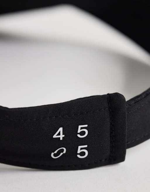 4505 – Verstellbarer Tennis-Visor in Schwarz, 3 von 3