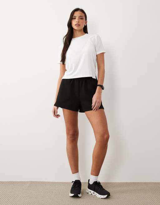 4505 – Vitt, snabbtorkande t-shirt för löpning i nylon och mesh , 2 av 4