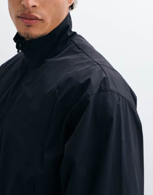 4505 water repellent funnel neck running blouson jacket with zip pockets in black, 5 of 5
