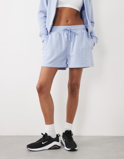 4505 Y2K lette studio low rise shorts i babyblå, 2 af 5