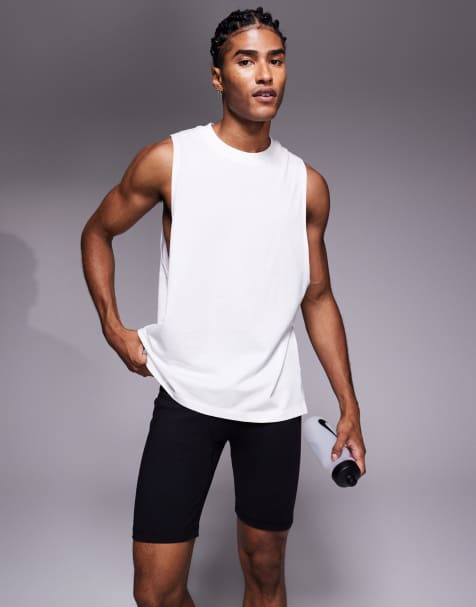 4505 Yoga soft touch training half tight with drawstring waist in black - view 1