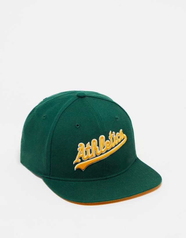 47 Brand - athletics snap back cap in green