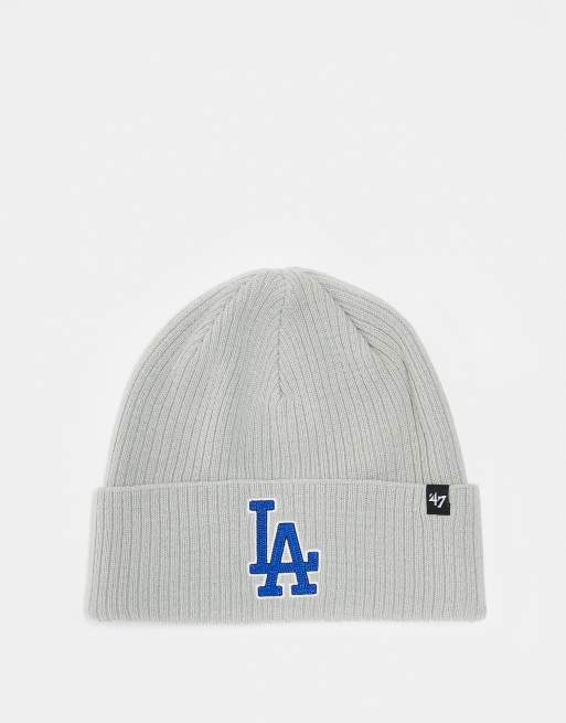 47 Brand - Beanie met Los Angeles Dodgers-logo in grijs