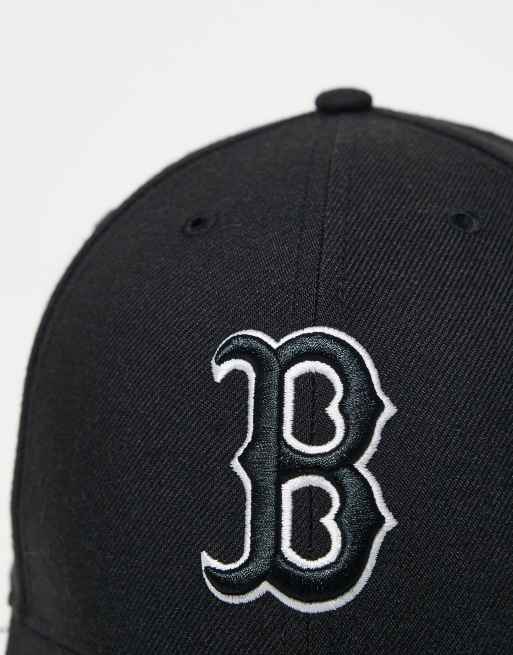 47 Brand - Boston Red Sox - Cappellino nero con logo in rilievo, 3 di 3