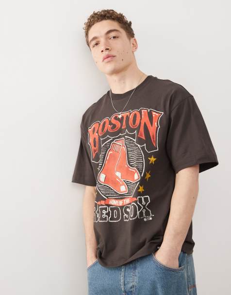 47 Brand Boston Red Sox graphic print t-shirt in charcoal - view 1