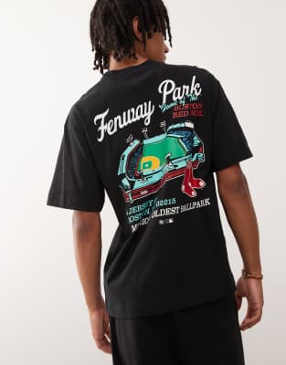 47 Brand Boston Red Sox vintage graphic print t-shirt in black
