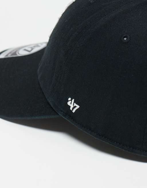 47 Brand - Clean Up MLB Atlanta Braves - Casquette - Noir délavé, 3 de 4