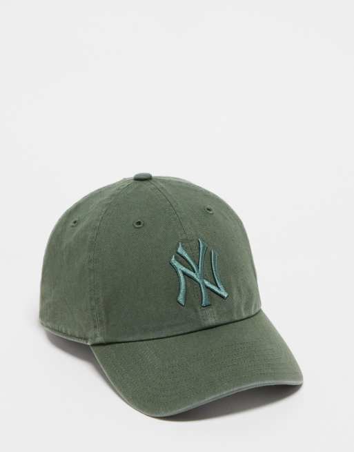 47 Brand – Clean Up NY Yankees – Kappe in verwaschenem Khaki