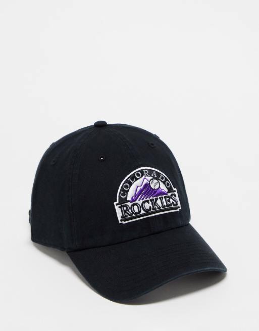 47 Brand - Colorado Rockies - Clean Up - Pet in zwarte wassing