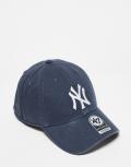 47 Brand contrast New York Yankees cap in washed navy-Blue