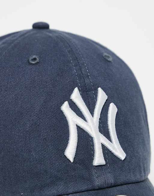 47 Brand contrast New York Yankees cap in washed navy, 2 of 3