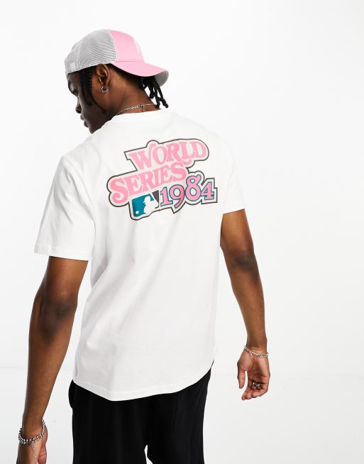 47 Brand – Detroit Tigers – Biały T-shirt z nadrukiem na piersi i plecach