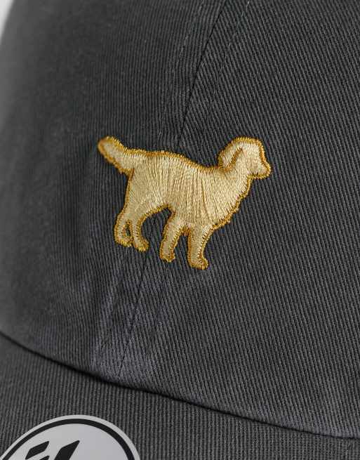 47 Brand dog icon base runner clean up cap in charcoal grey, 2 of 3