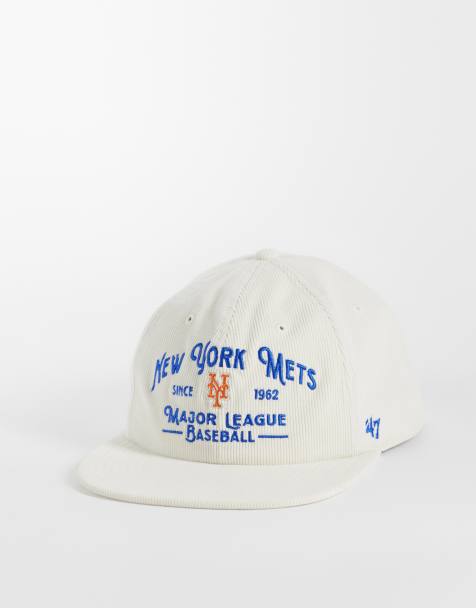 47 Brand - Gorra beis con logo de texto de los NY Mets - view 1