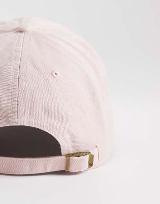 47 Brand - gorra NY Yankees para mujer en rosa bebé, 3 de 3