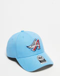 [47 Brand] 47 Brand LA Angels baseball cap in light blue No Size Blue
