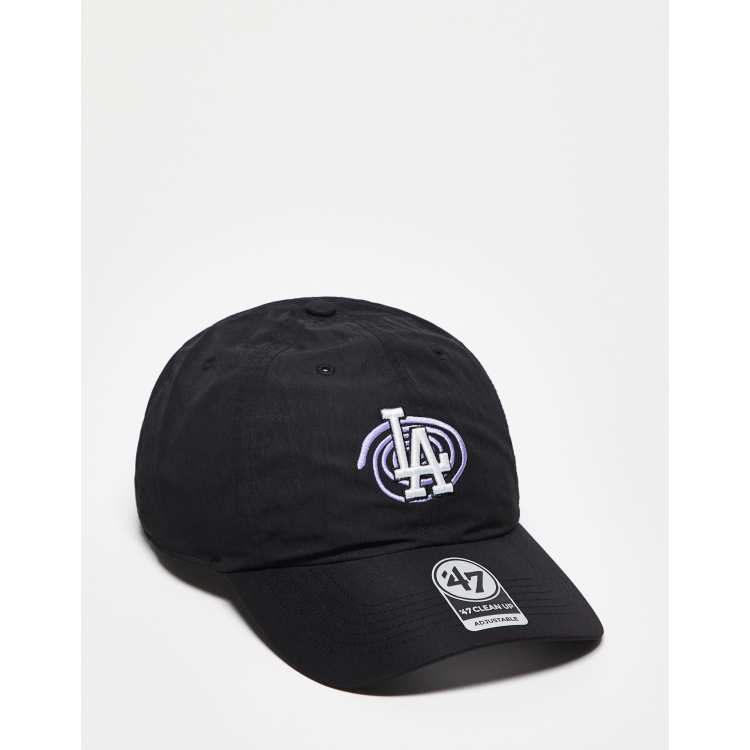 MR CARTOON LA DODGERS 47 GRAFFITI CAP 黒 MISTER CARTOON DODGERS 47