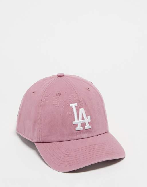 47 Brand - LA Dodgers - Cappellino semplice color rosa crepuscolare