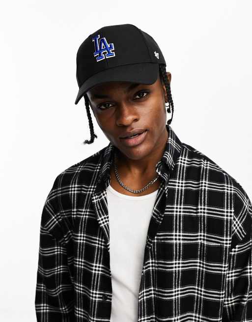 47 Brand - LA Dodgers - Cappello nero con visiera, logo e toppa applicata, 4 di 4