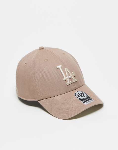 47 Brand - LA Dodgers - Casquette de baseball épurée à logo ton sur ton - Marron - view 1