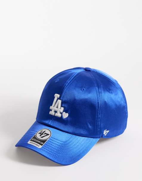 47 Brand - LA Dodgers - Casquette de baseball épurée en satin - Bleu - view 1