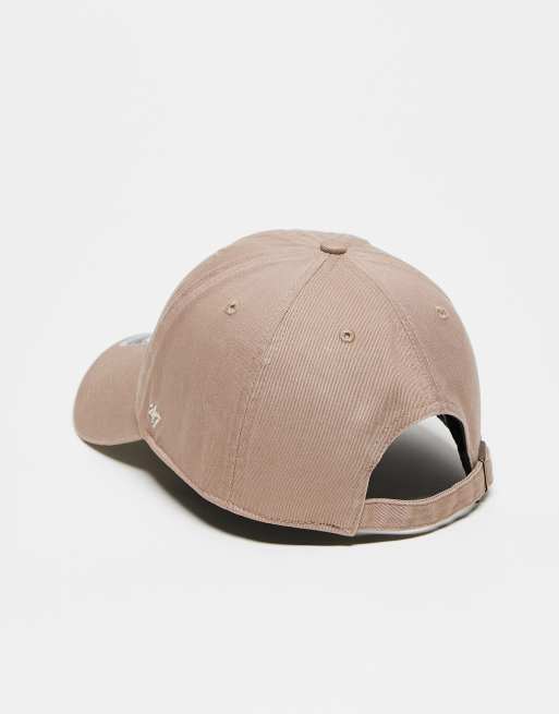 47 Brand – LA Dodgers Clean Up – Baseballkappe in Braun mit farblich abgestimmtem Logo, 3 von 3