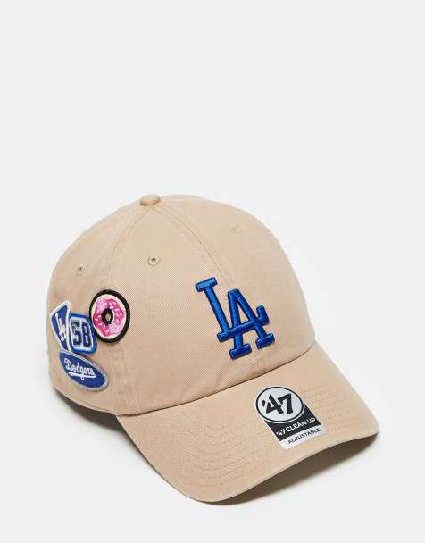 47 Brand - LA Dodgers - Clean Up - Khaki baseballcap med forskellige mærker - view 1