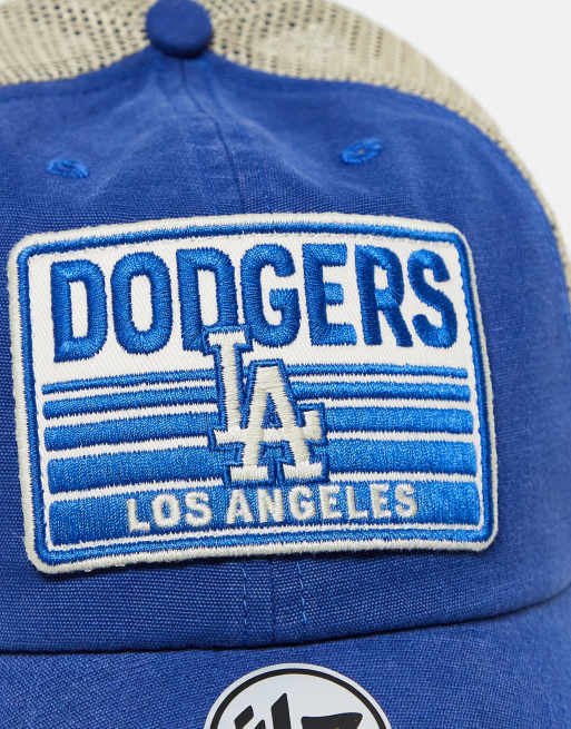 47 Brand LA Dodgers clean up trucker cap in blue with patch, 2 of 3