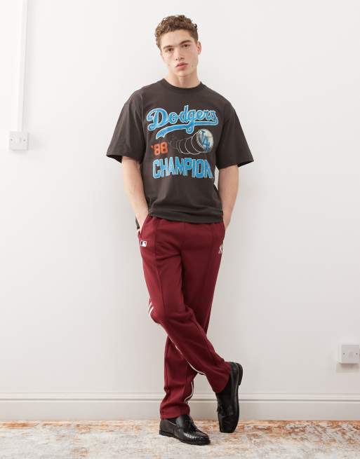 47 Brand LA Dodgers graphic print t-shirt in charcoal , 2 of 4