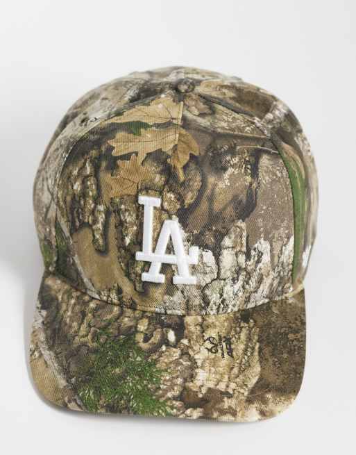 47 Brand LA Dodgers hitch real tree print cap in multi, 2 of 3
