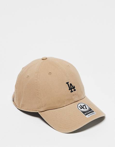 47 Brand LA Dodgers mini logo clean up cap in brown