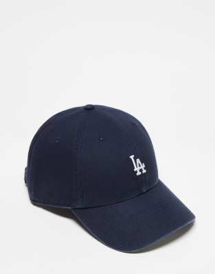 47 Brand 47 Brand LA Dodgers mini logo clean up cap in navy