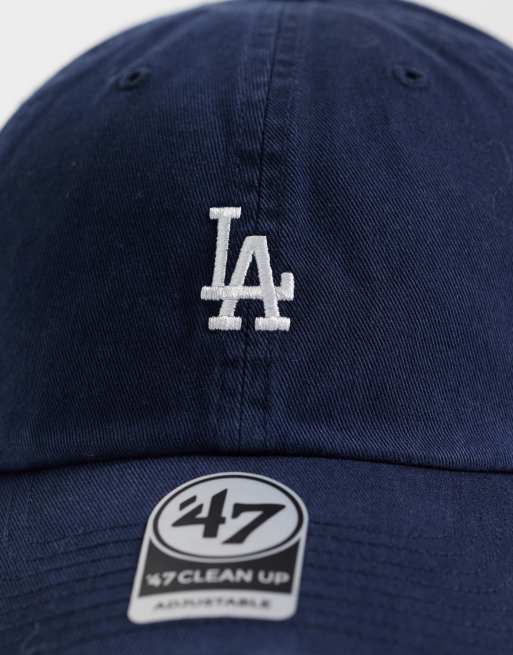 47 Brand LA Dodgers mini logo clean up cap in navy, 2 of 3