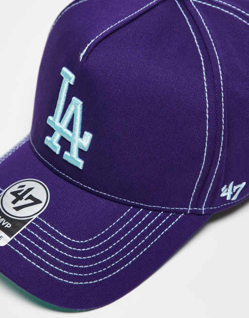 47 Brand - LA Dodgers MVP - Cappellino viola, 2 di 3