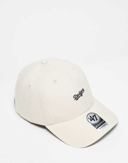 47 Brand - LA Dodgers - Pet met geschreven logo in crème