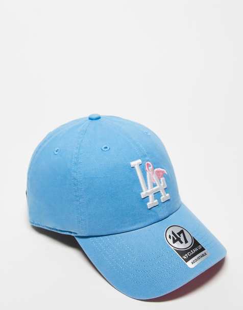 47 Brand - Los Angeles Dodgers - Casquette minimaliste à broderie contrastante - Bleu - view 1