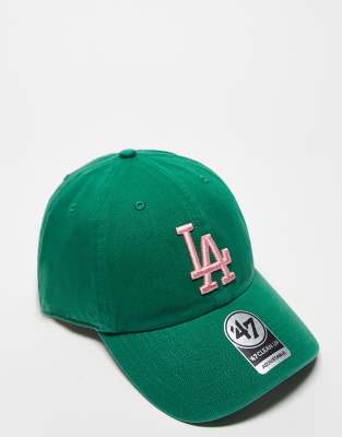 47 Brand 47 Brand Los Angeles Dodgers clean up cap in green