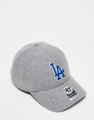 47 Brand - Los Angeles Dodgers - Kappe in Grau mit Matratzenstich-Optik