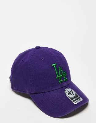 47 Brand - Los Angeles Dodgers - Kappe in Marineblau mit Kontrast-Logo