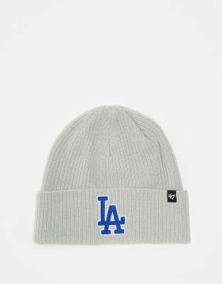 47 Brand - Los Angeles Dodgers - Strickmütze in Grau