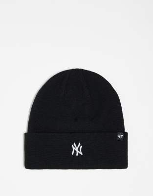 47 Brand 47 Brand mini NY Yankees knitted beanie in black