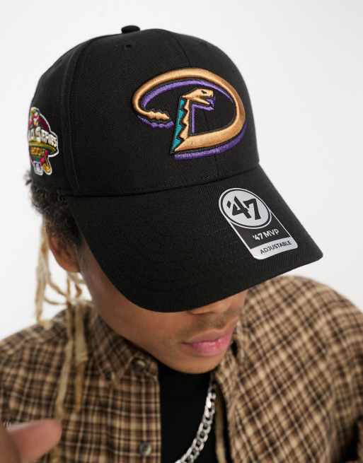 47 Brand MLB Arizona Diamondbacks baseball cap in black, 4 of 4