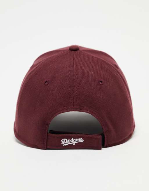 47 Brand MLB LA Dodgers baseball cap in burgundy | ASOS