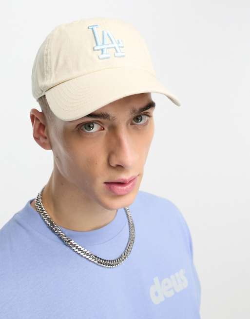 47 Brand MLB LA Dodgers Baseball Cap In Off White for Men