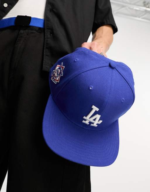 Official New Era LA Dodgers MLB Logo Select Dark Royal Blue T